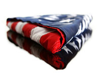 The flag of the United States of America (folded)